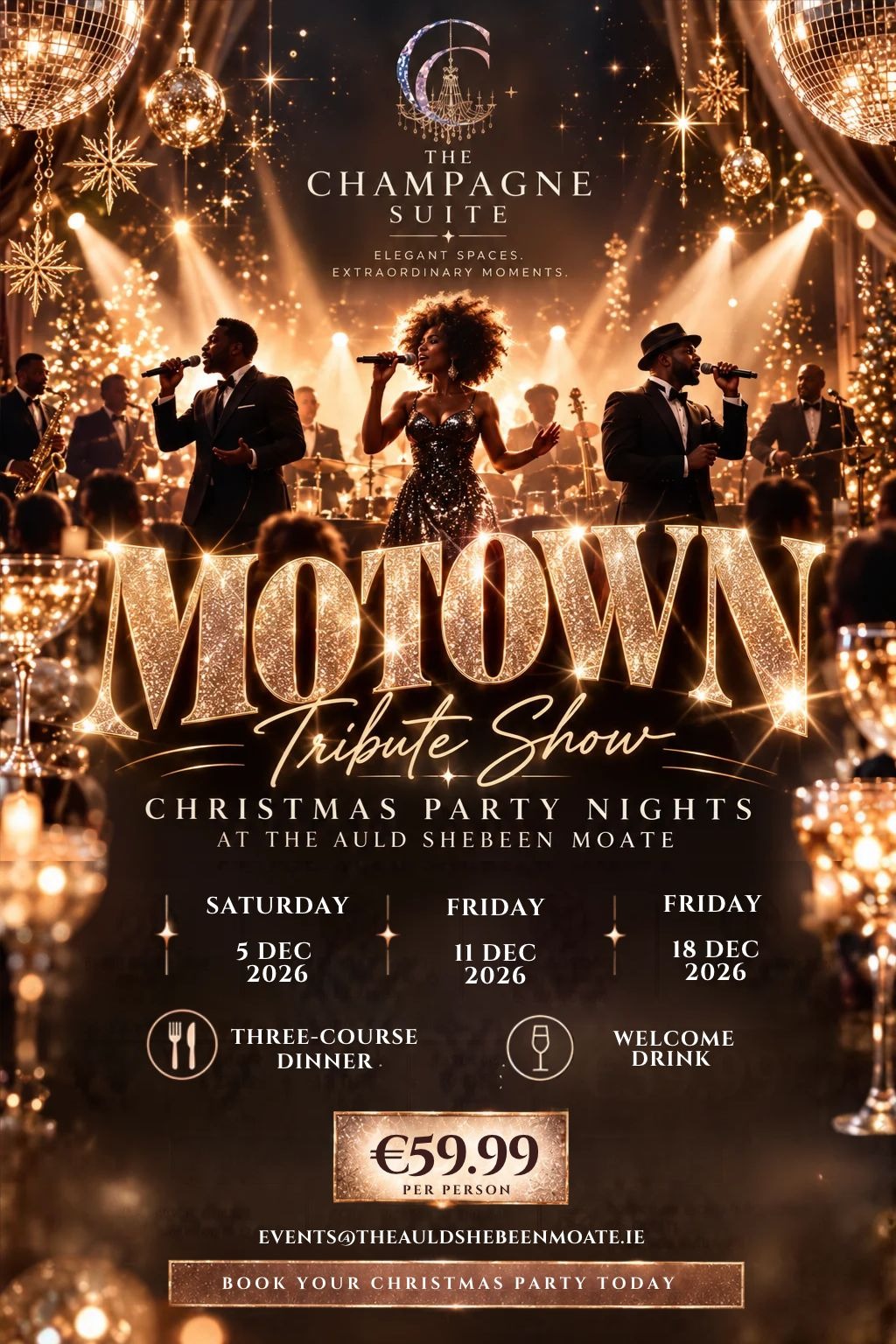 Motown Tribute — Christmas Party Night 2026